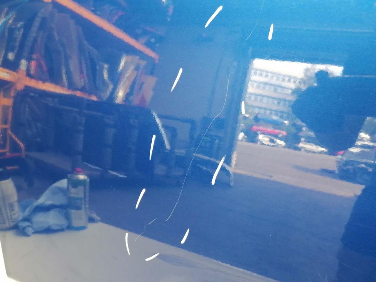 Daihatsu Terios II J2 original T&uuml;r hinten links B58 Blue Pearl Metallic BJ07